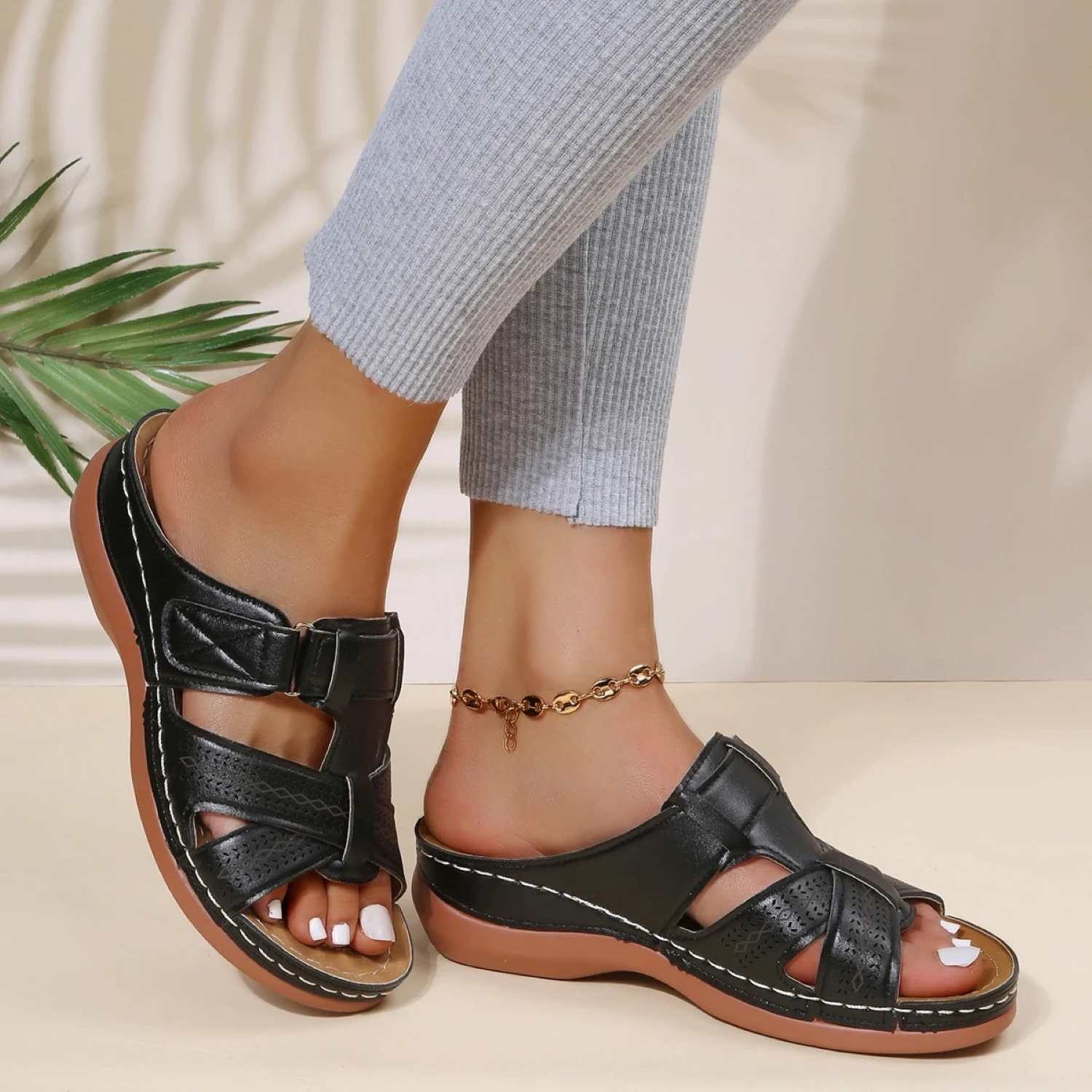 Damen Sandalen mit Offenem Zehen