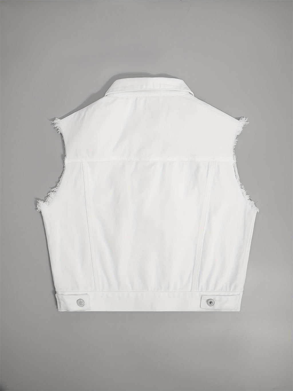 Johanna - Ärmellose Denimjacke mit nützlichen Klappentaschen