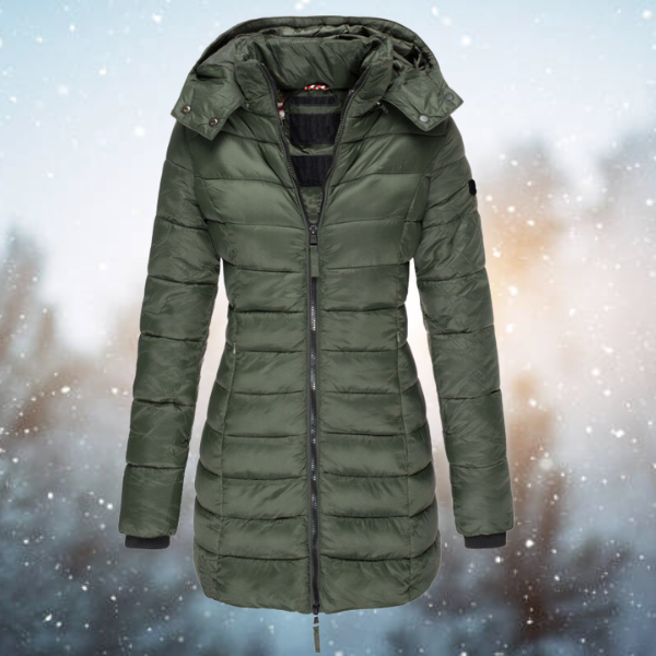 Moderne wasserdichte Damenwinterjacke