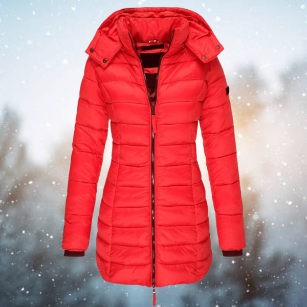 Moderne wasserdichte Damenwinterjacke