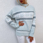 Stylischer Damen-Winterstrickpullover