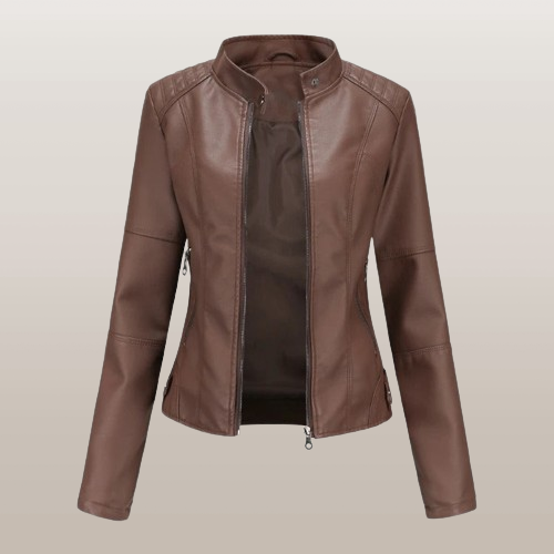 Stylische Damen Zip-Jacke